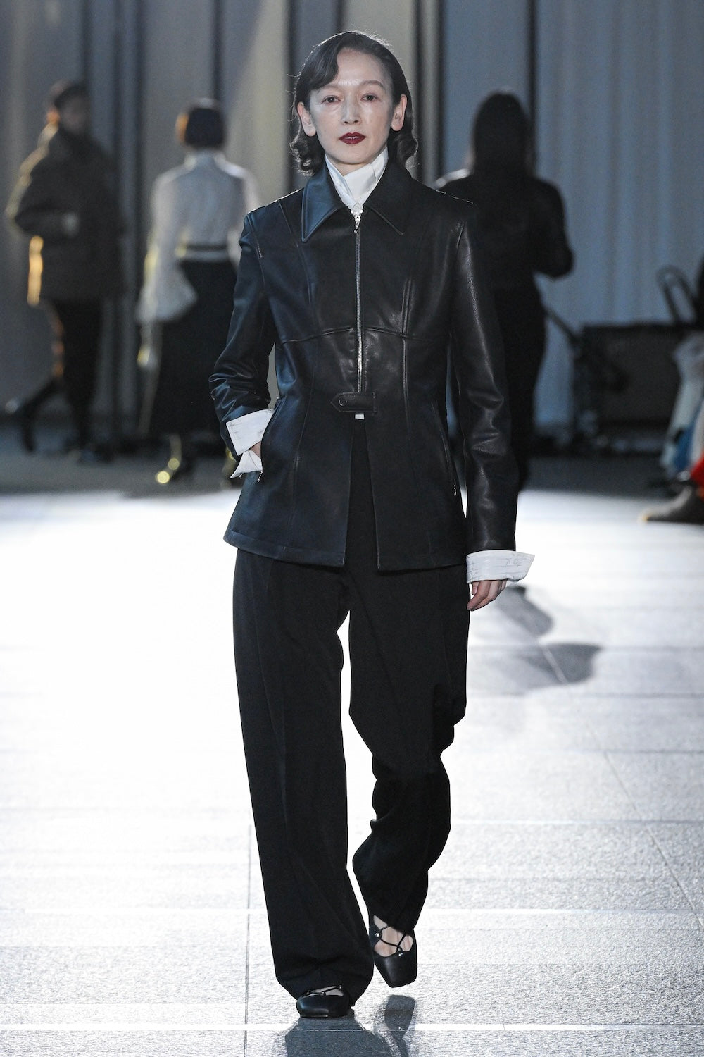 LEATHER ZIP JACKET - FETICO