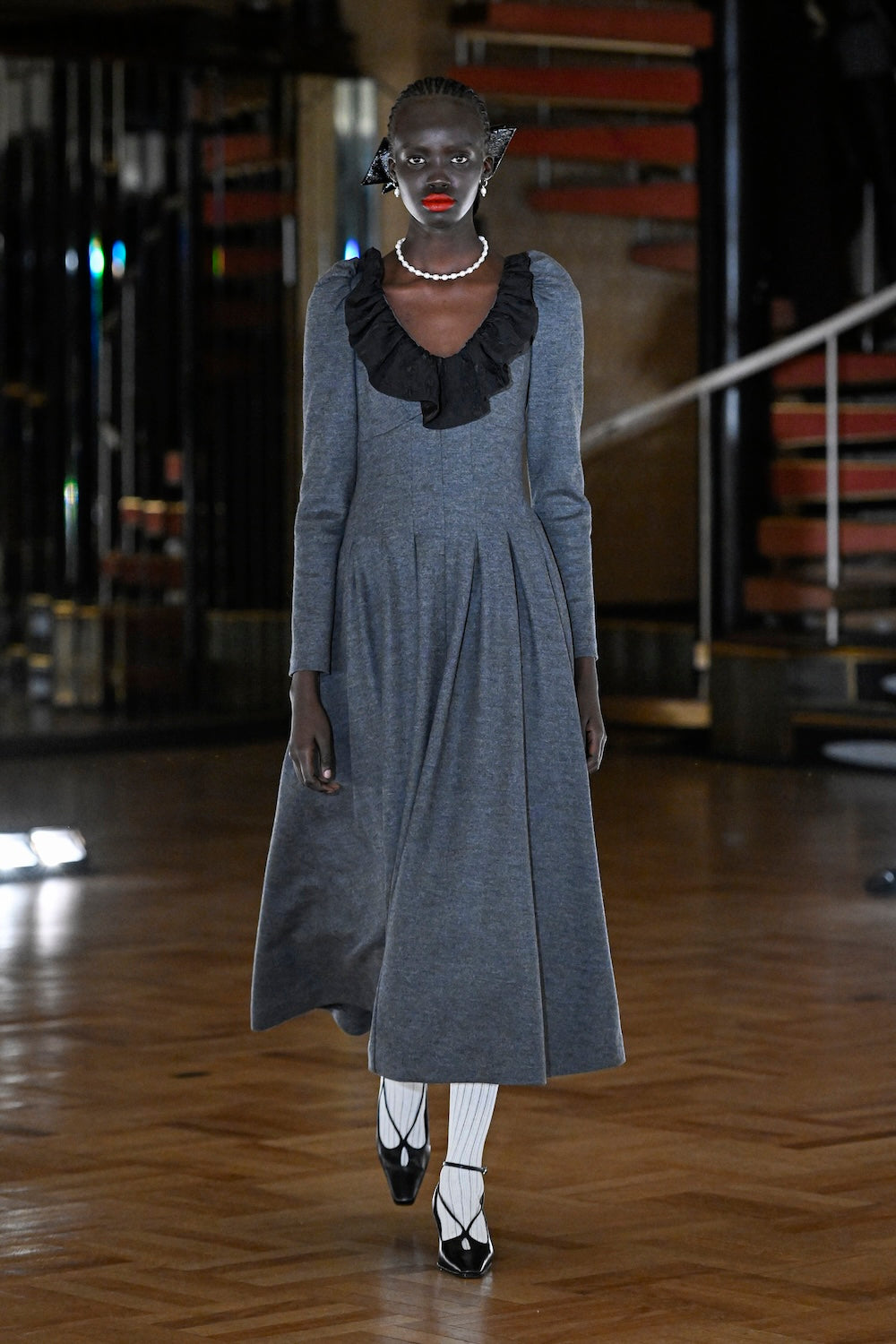 VELVET BOW HAIR CLIP - FETICO