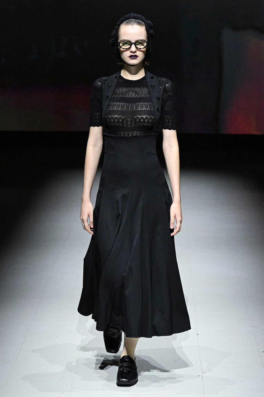 HAND-EMBROIDERED PLEATED SKIRT - FETICO