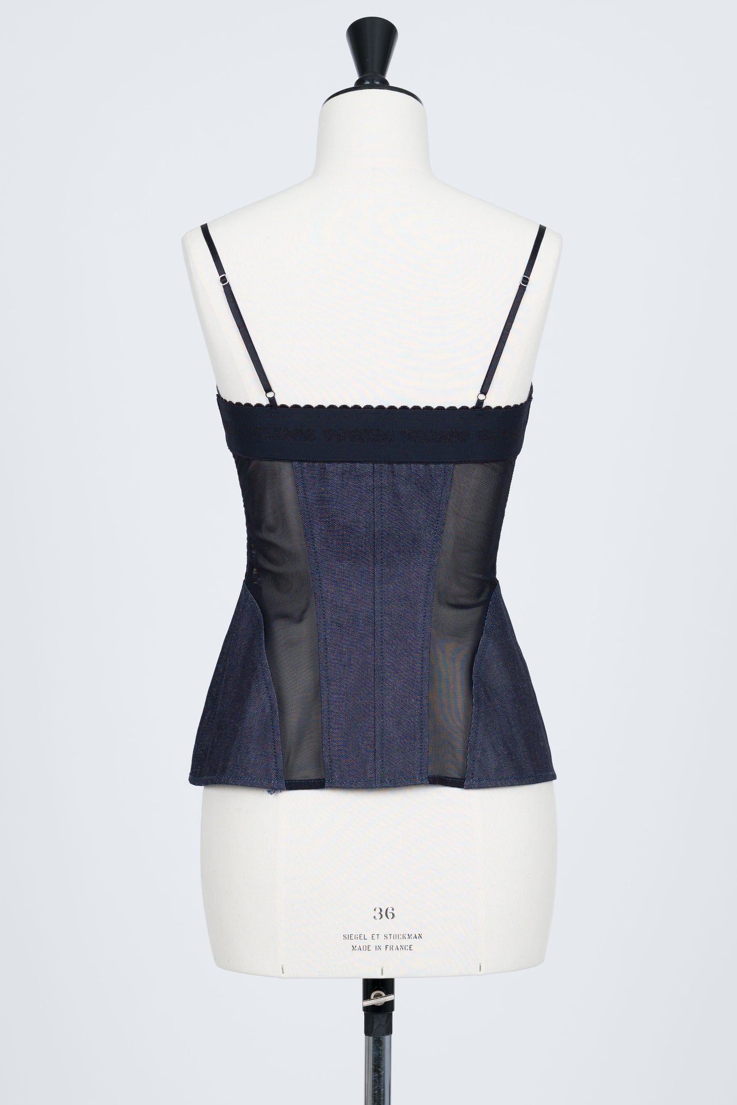 ORGANIC COTTON DENIM BUSTIER - FETICO
