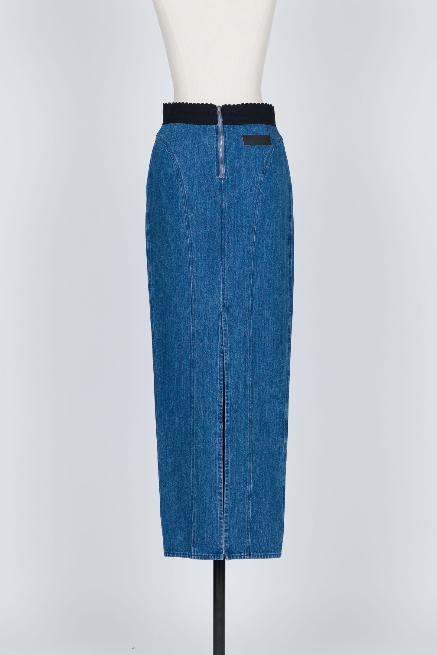 ORGANIC COTTON DENIM LONG SKIRT - FETICO