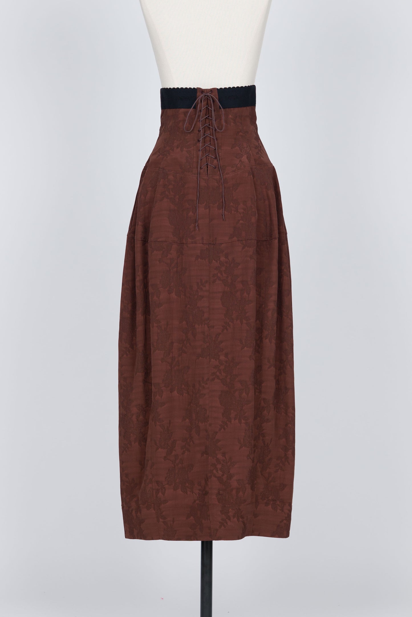 ROSE JACQUARD MAXI SKIRT - FETICO