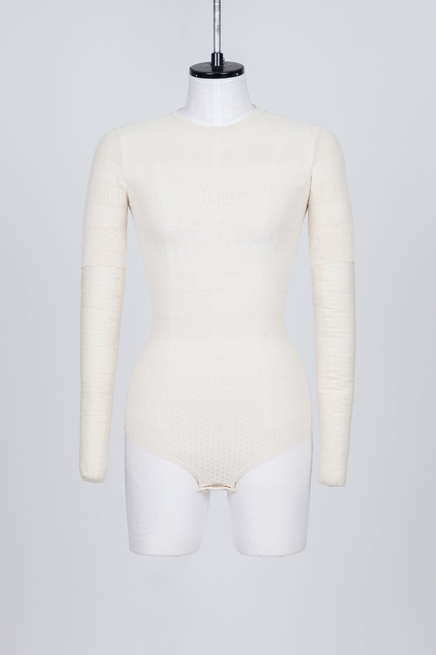 STRETCH LACE KNIT BODYSUIT - FETICO
