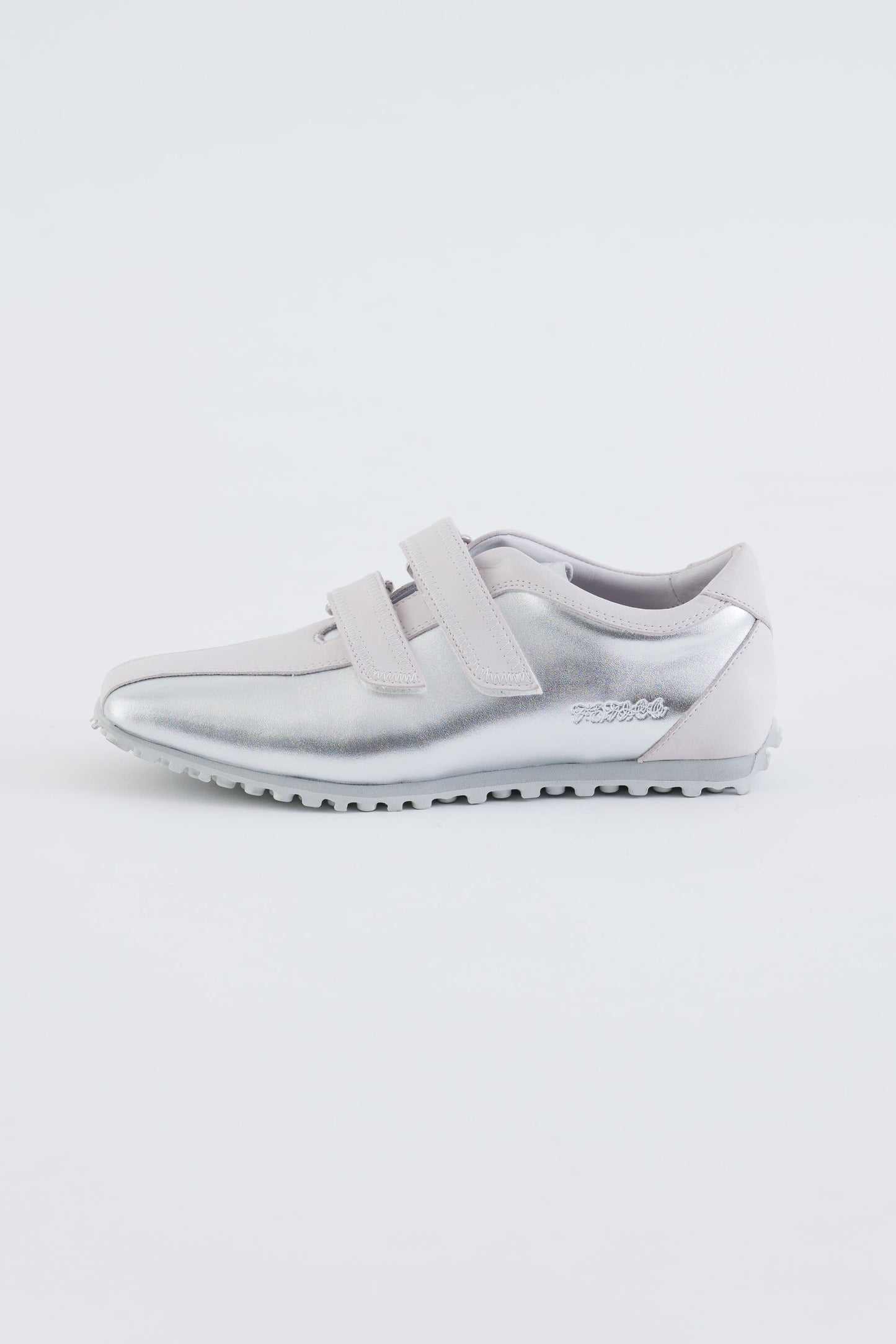 SQUARE-TOE LEATHER SNEAKERS - FETICO