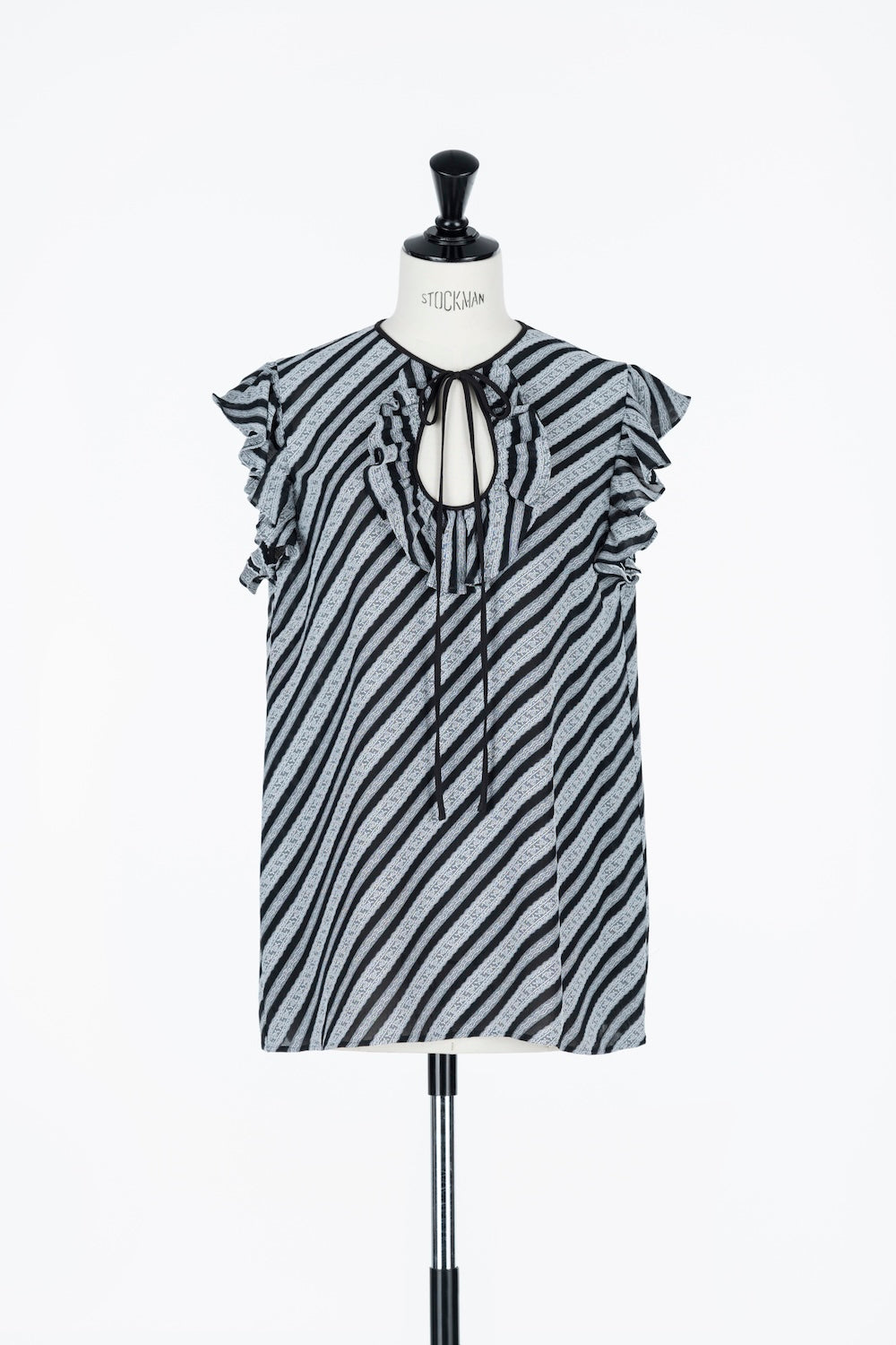 LACE JAQUARD STRIPE TOP - FETICO