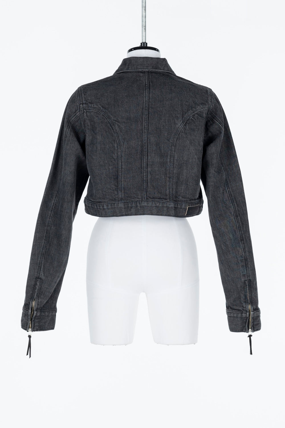 LACE UP DENIM JACKET - FETICO