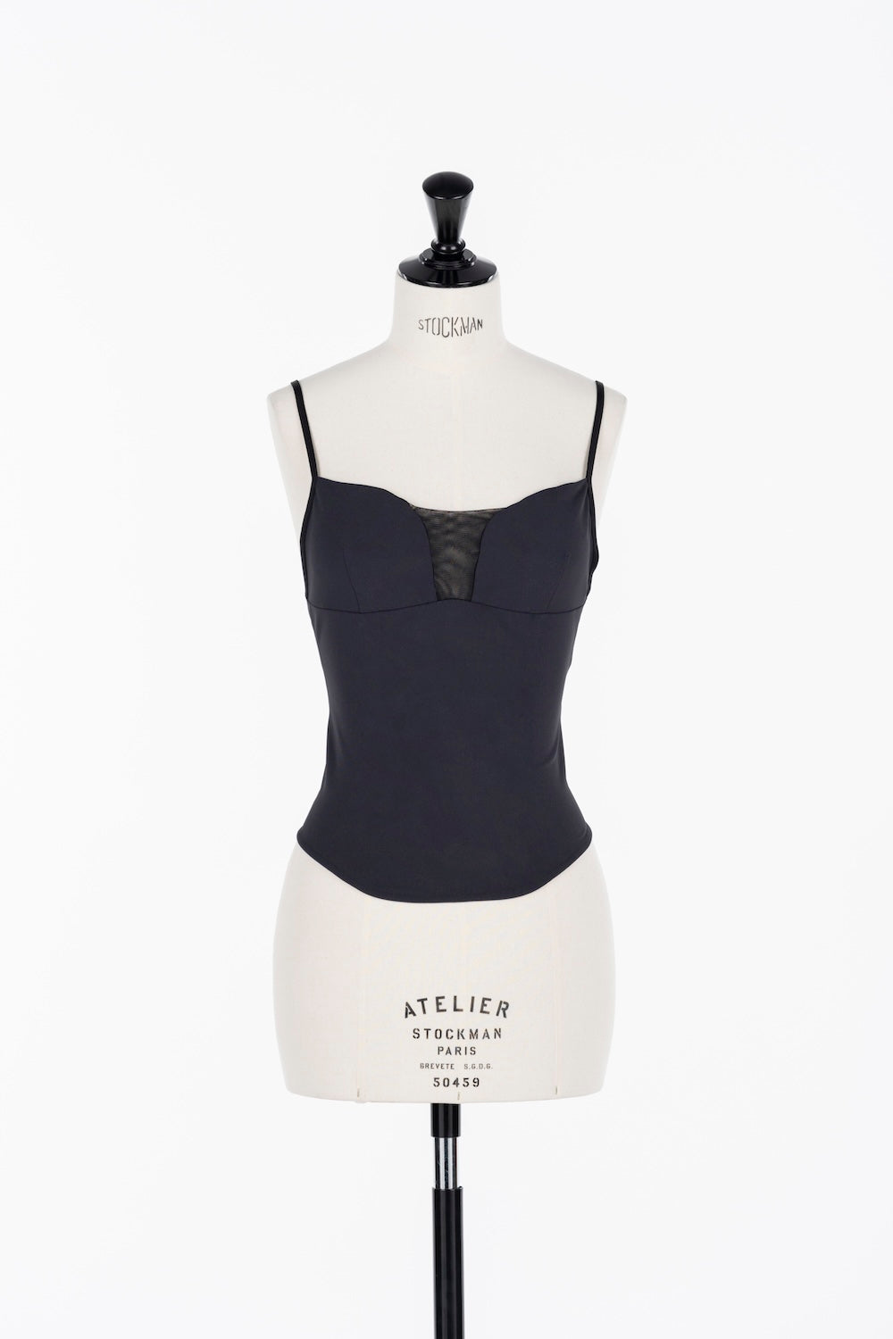 TULLE PANELED CAMI - FETICO