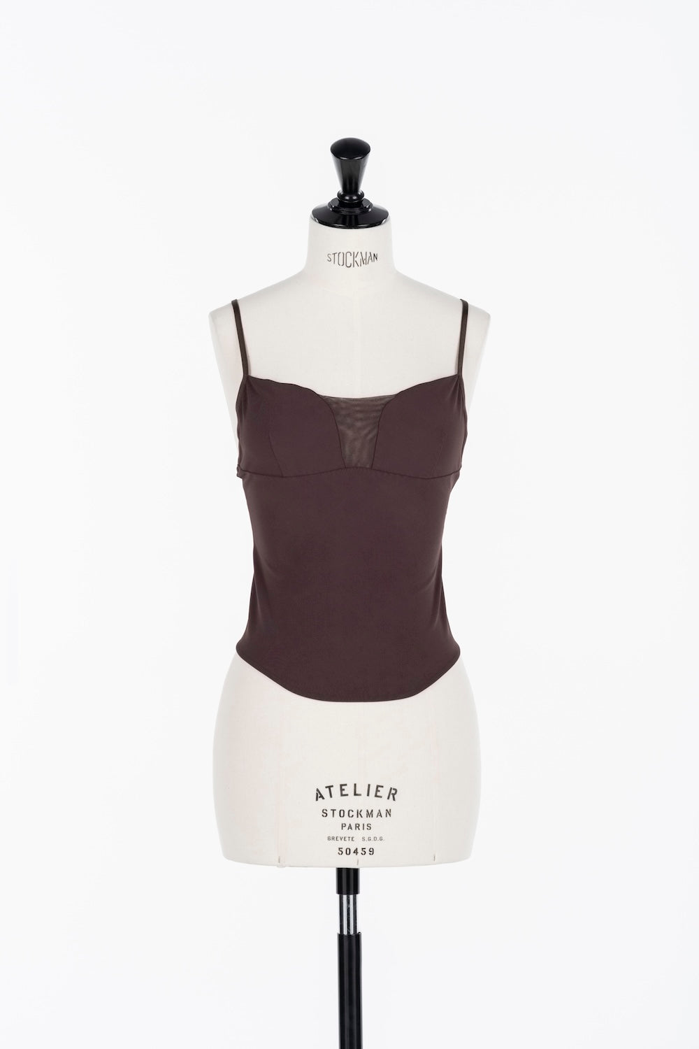 TULLE PANELED CAMI - FETICO
