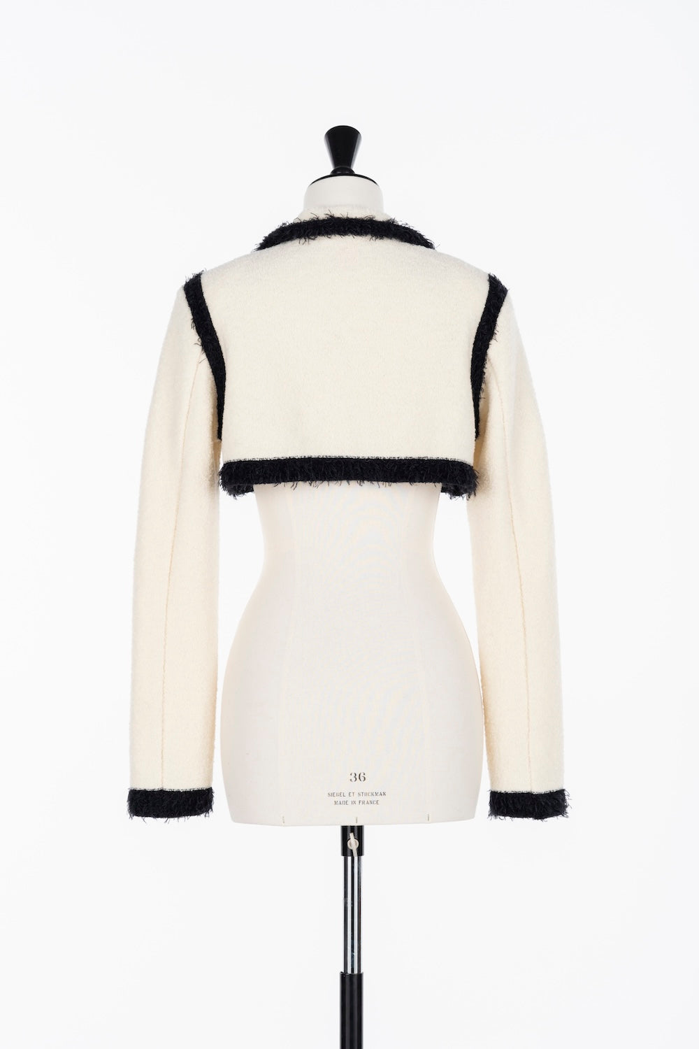 BOUCLE KNIT SHORT JACKET - FETICO