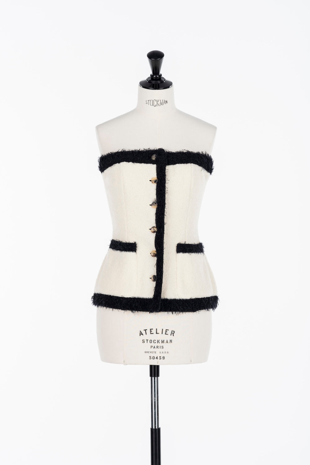 BOUCLE KNIT BUSTIER - FETICO