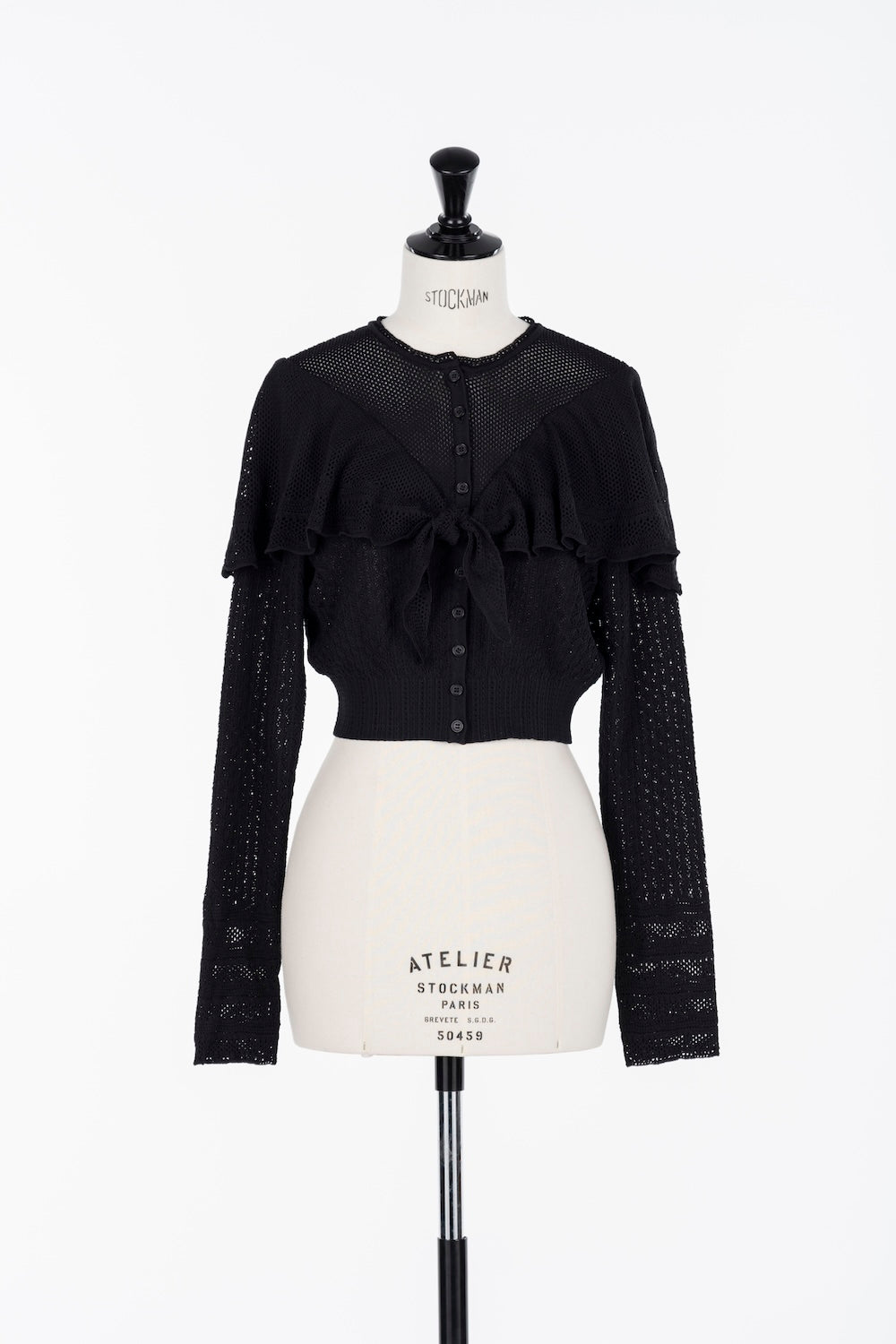 LACE KNIT CAPE CARDIGAN - FETICO