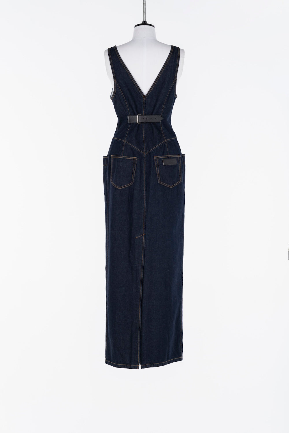 DENIM SLEEVELESS DRESS - FETICO