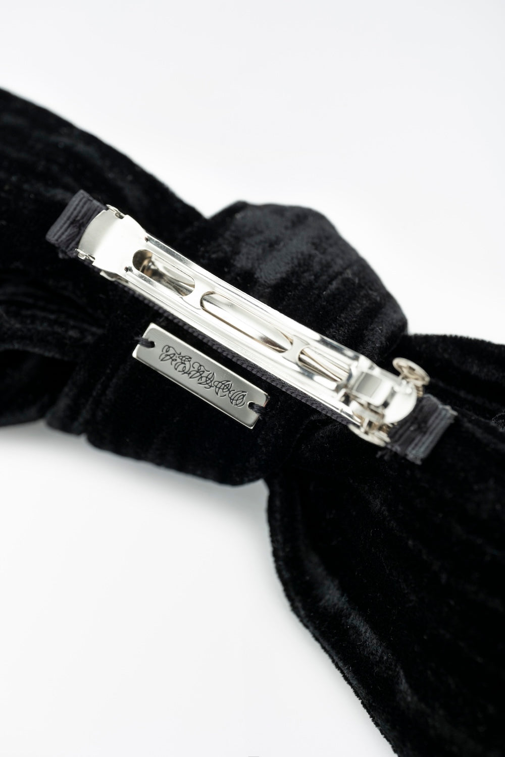 VELVET BOW HAIR CLIP - FETICO