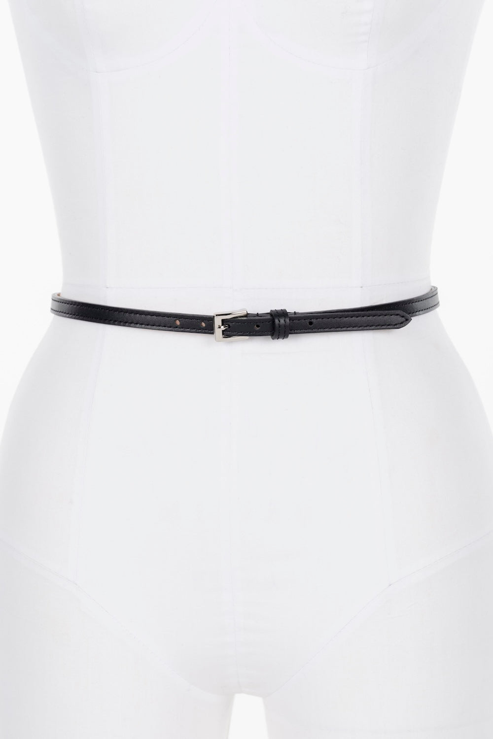 LEATHER SKINNY CHOKER - FETICO