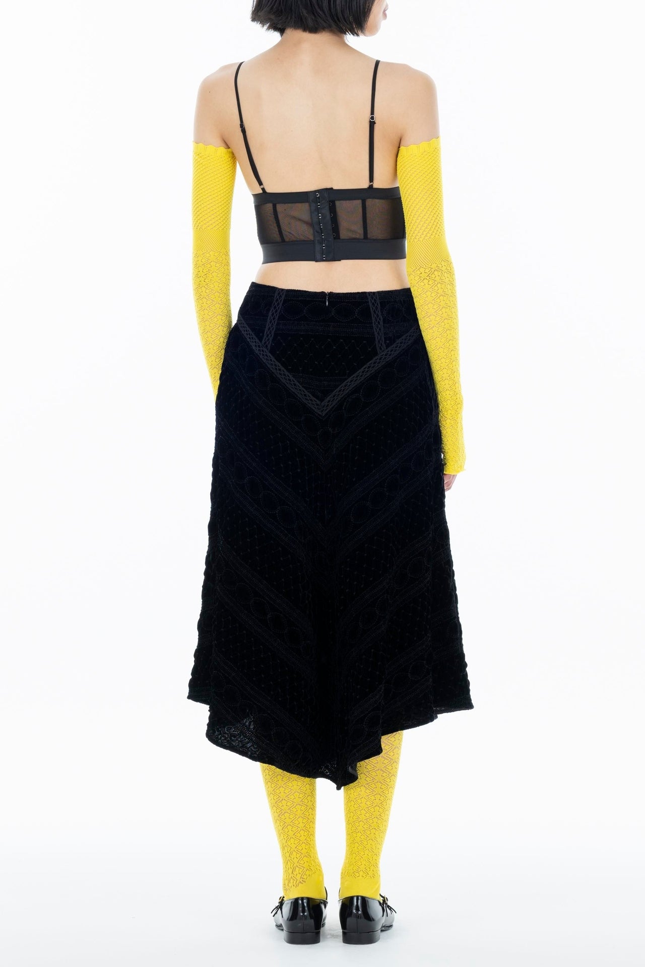 SATIN & MESH COMBINED CAMI TOP - FETICO