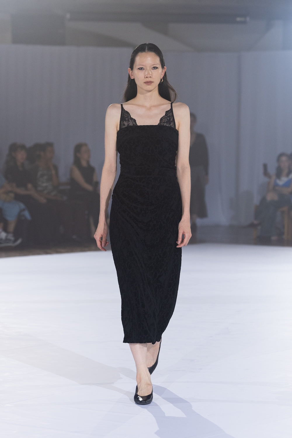 VELOUR JACQUARD DRAPED SKIRT - FETICO