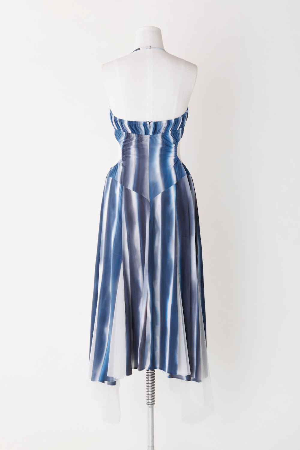 HAND PRINTED HALTER DRESS - FETICO