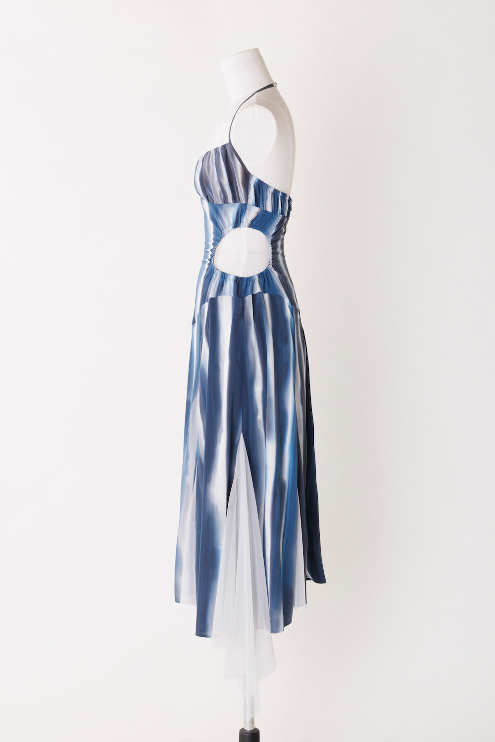 HAND PRINTED HALTER DRESS - FETICO