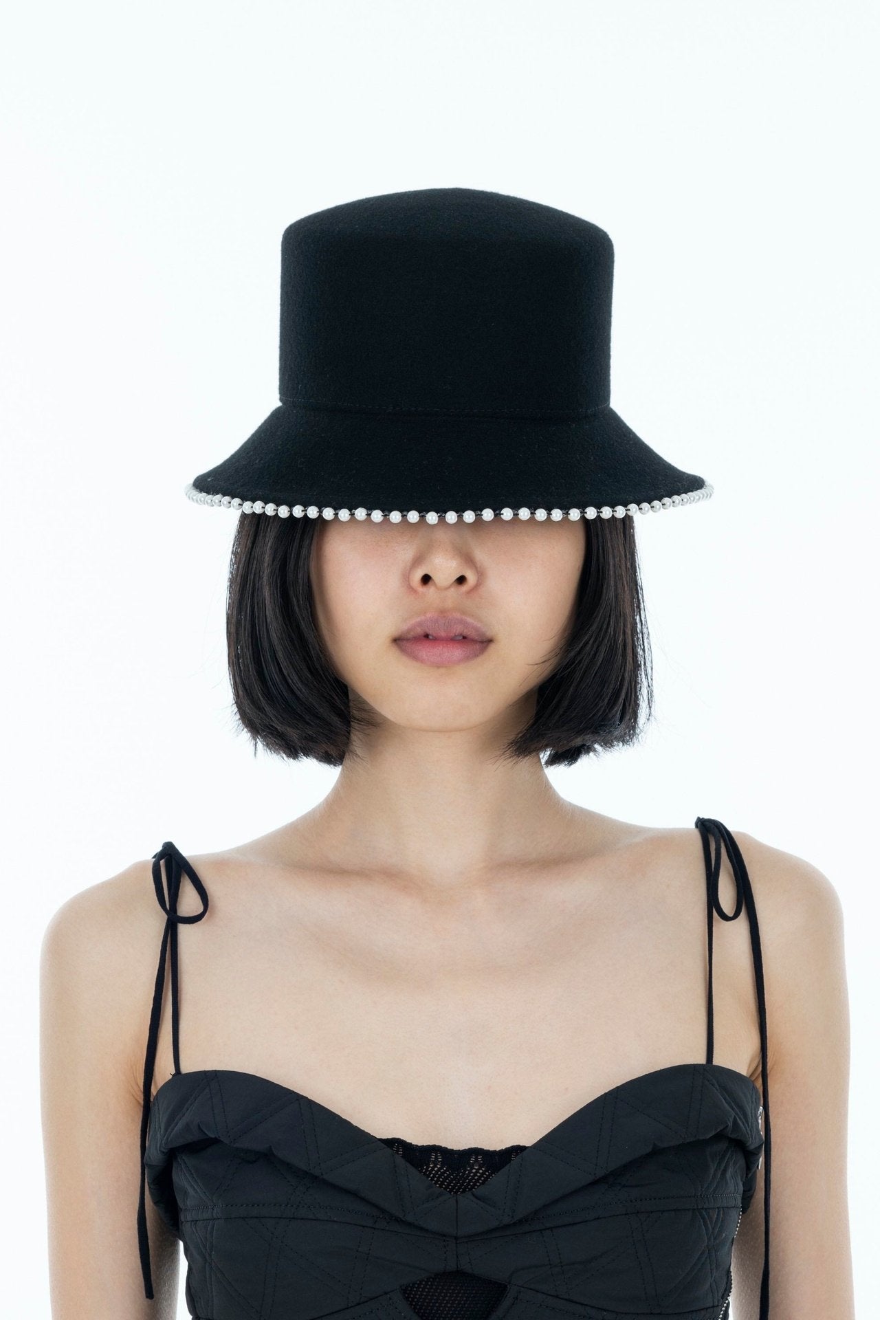 FETICO × MISA HARADA PEARL BUCKET HAT - FETICO