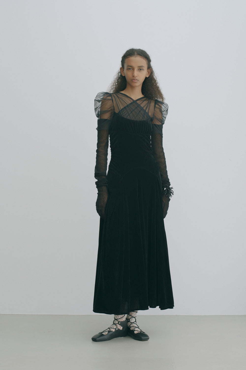 LONG MESH GLOVES - FETICO