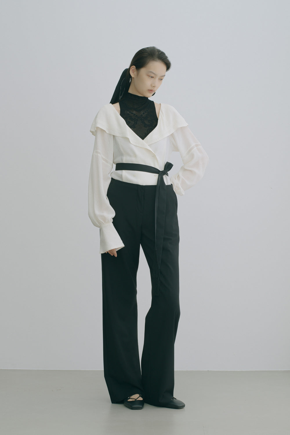 SHEER PLEATS BARRETTE - FETICO