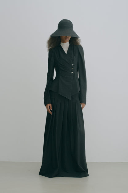 PLEATED MAXI TROUSERS - FETICO