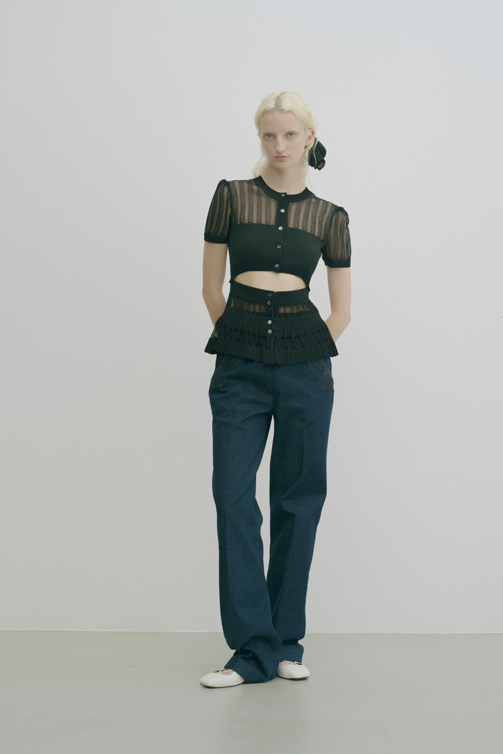 ORGANIC COTTON HIGH WAISTED JEANS - FETICO