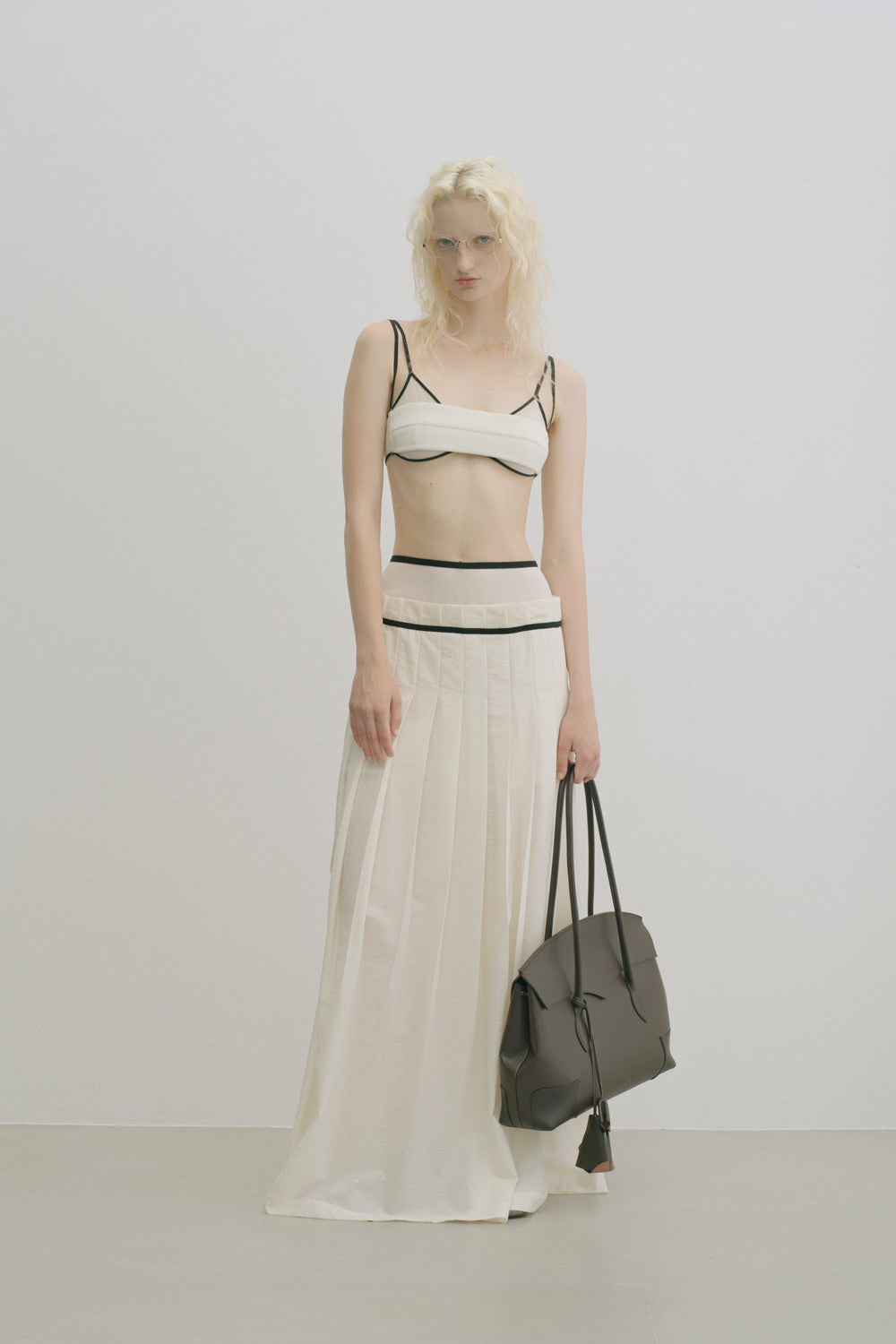PLEATED MAXI SKIRT - FETICO