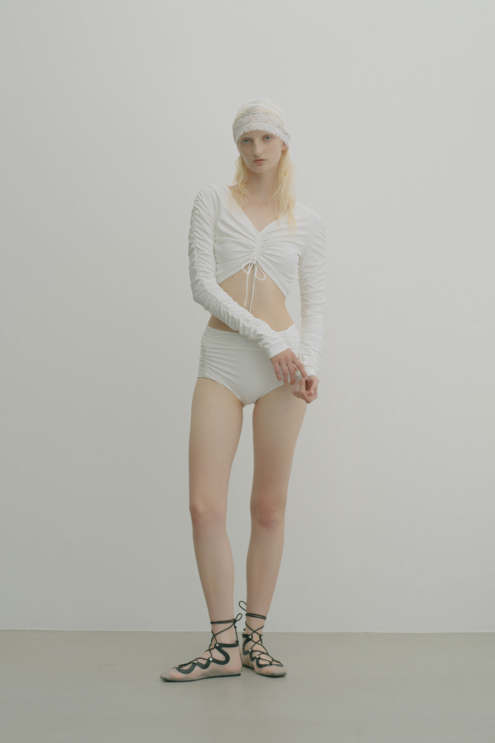 GATHERED RASH GUARD - FETICO
