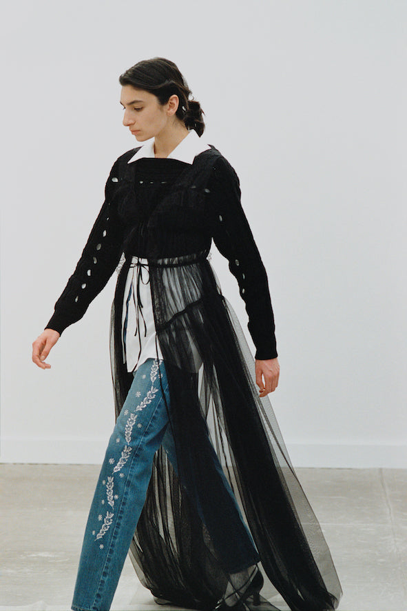 EMBROIDERED STRAIGHT JEANS - FETICO