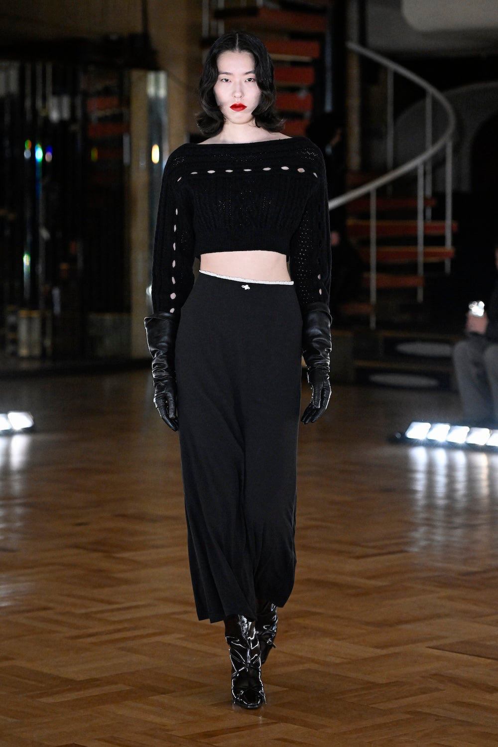 CABLE KNIT SHORT JUMPER - FETICO