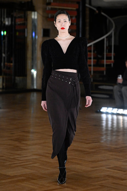 CREPE WRAP SKIRT - FETICO