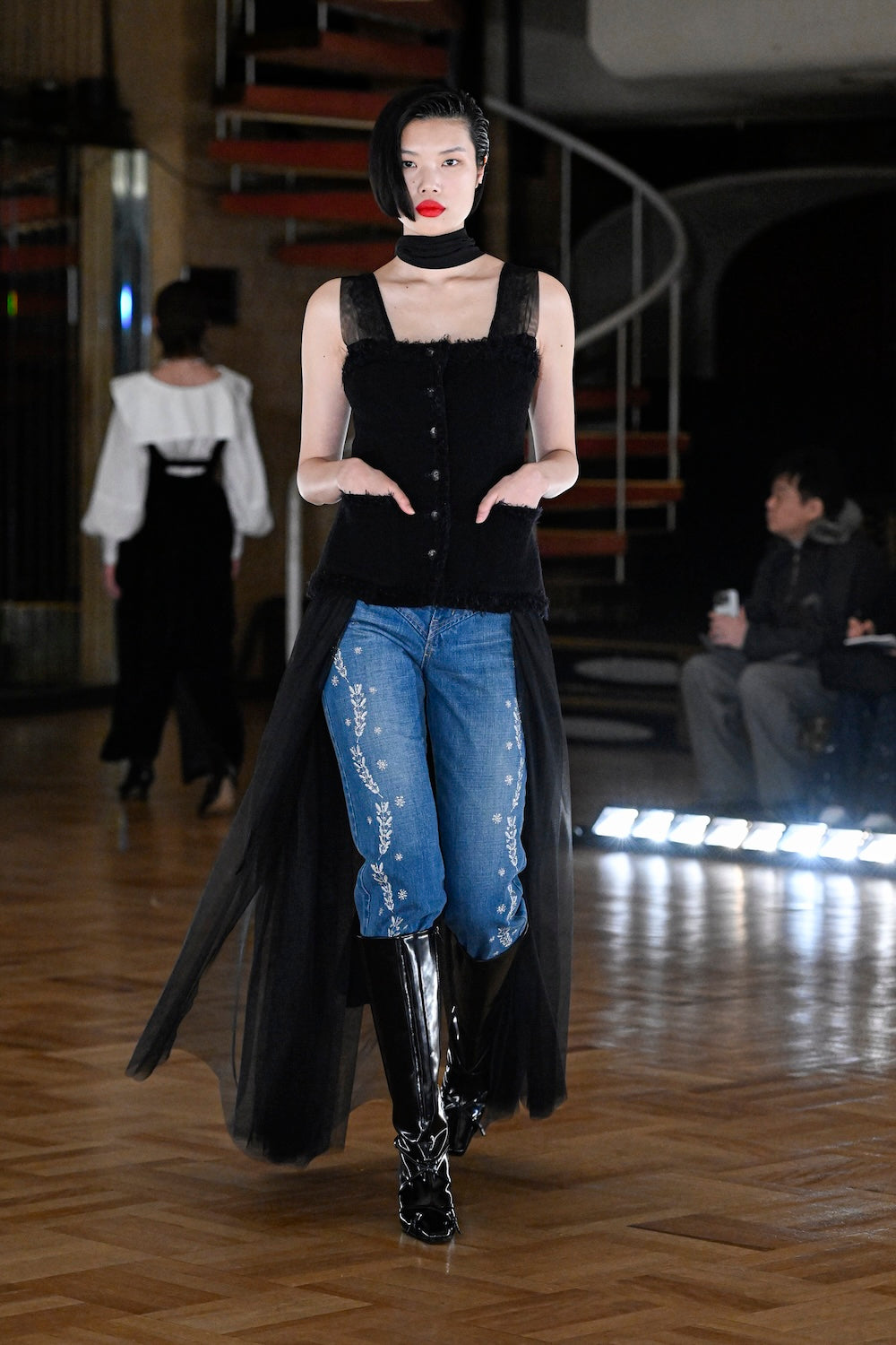 EMBROIDERED STRAIGHT JEANS - FETICO