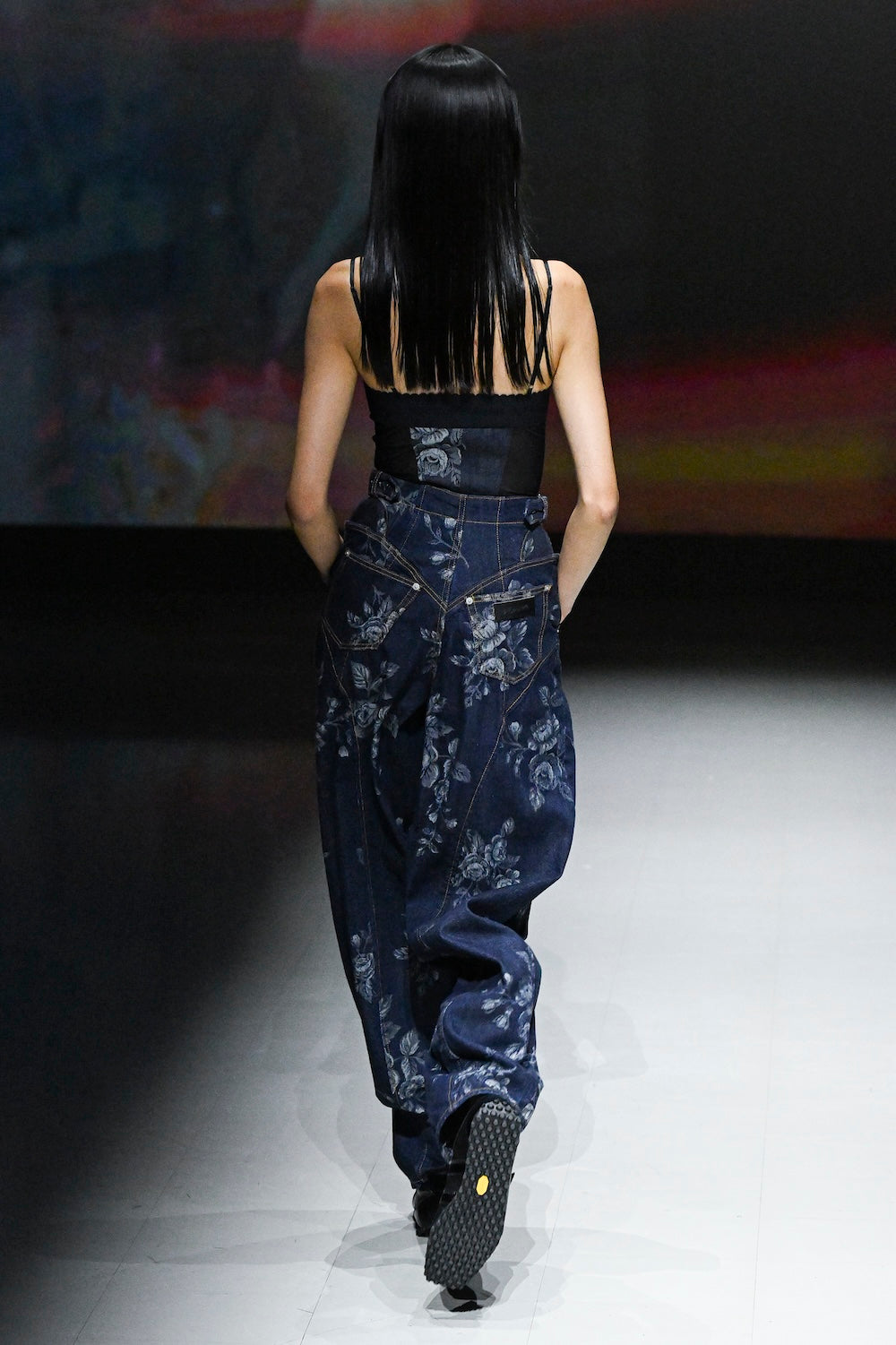 ROSE DENIM HIGH-WAIST JEANS - FETICO