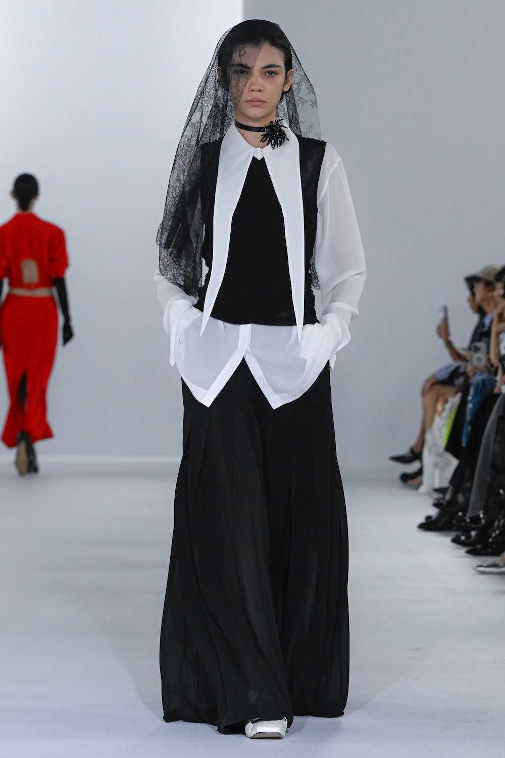 PLEATED MAXI TROUSERS - FETICO