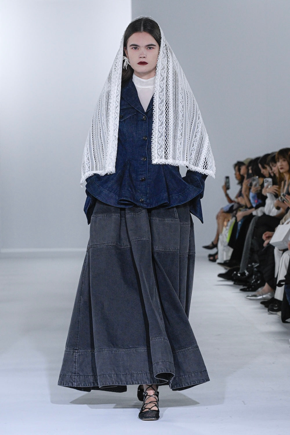PATCHWORK LACE SCARF - FETICO