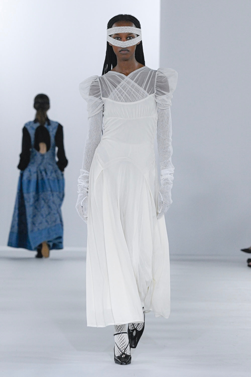 LONG MESH GLOVES - FETICO
