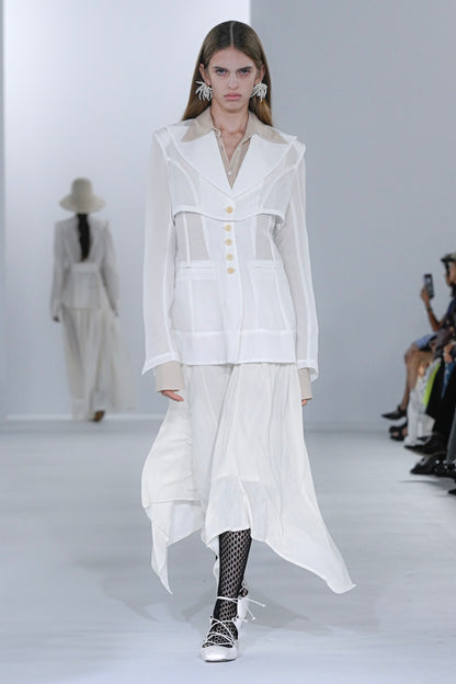 3WAY SHEER TAILORED JACKET - FETICO