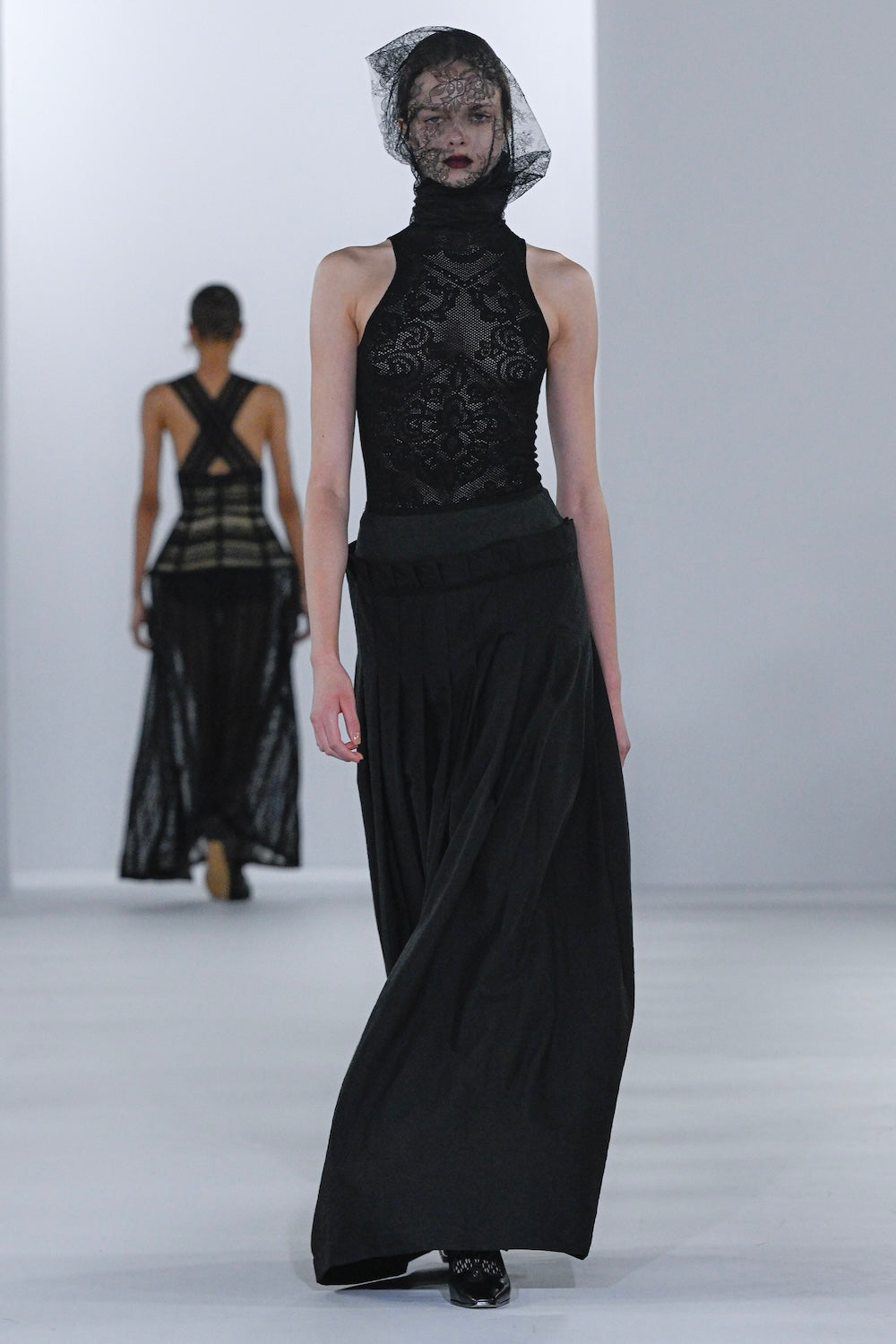 PLEATED MAXI SKIRT - FETICO