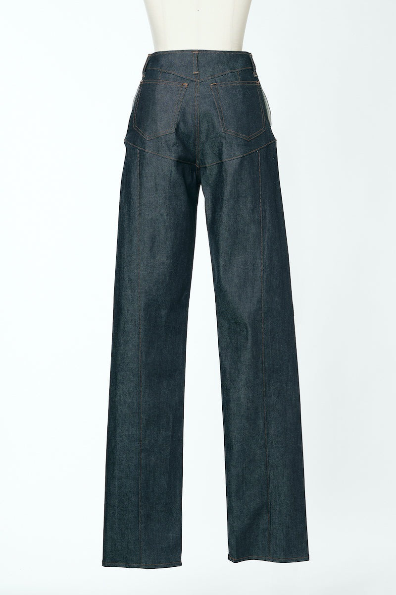 12oz HIGH-RISE COATED JEANS – FETICO Official Online Shop
