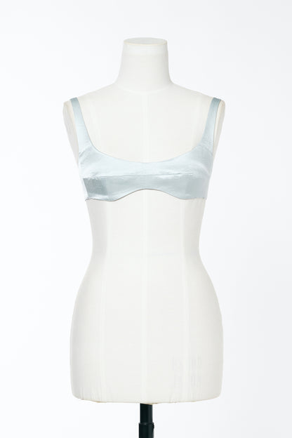 WRINKLED SILK BRA - FETICO