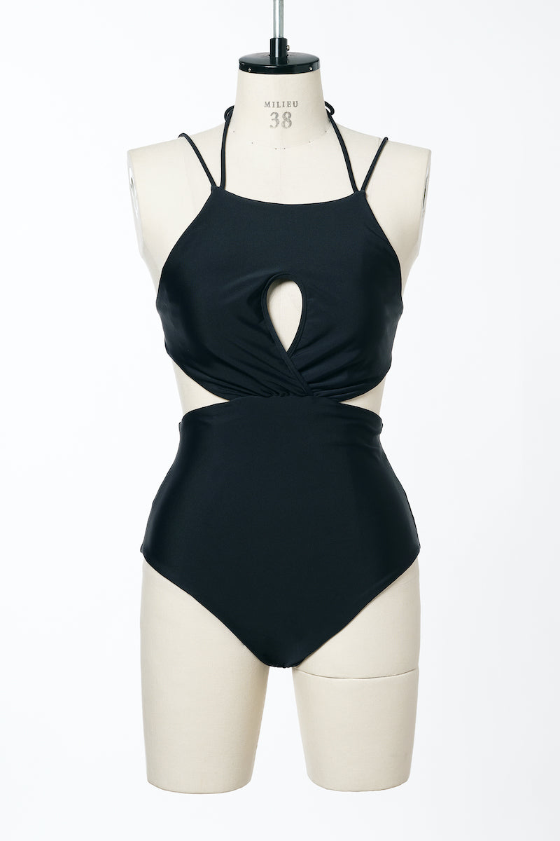 CUT-OUT TWISTED SWIMSUIT - FETICO