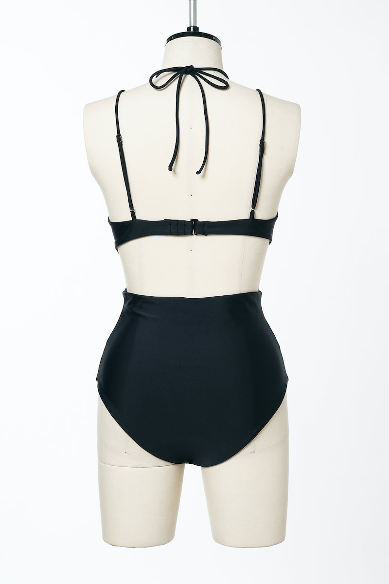 CUT-OUT TWISTED SWIMSUIT - FETICO