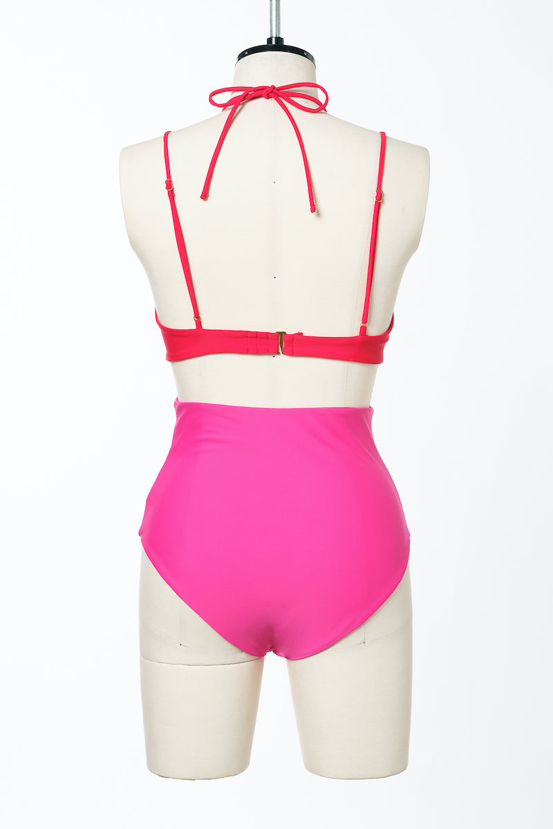 CUT-OUT TWISTED SWIMSUIT - FETICO