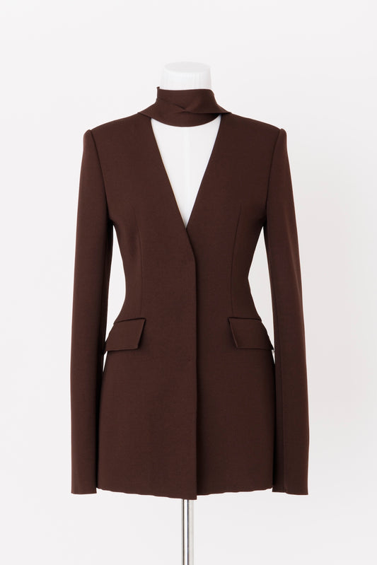 KNITTED TAILORED JACKET - FETICO