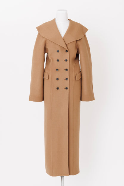 SAILOR COLLAR WOOL COAT - FETICO