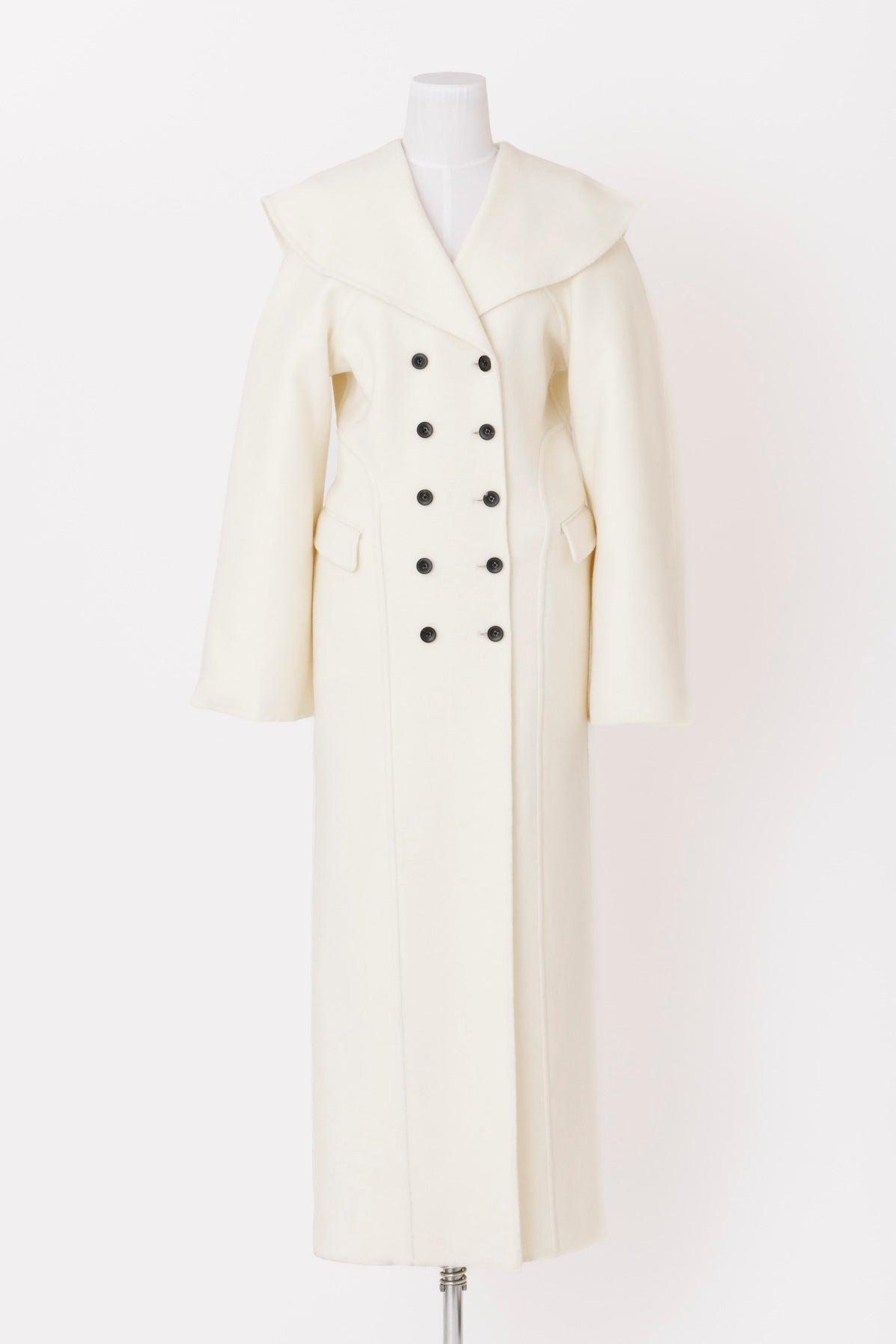 SAILOR COLLAR WOOL COAT