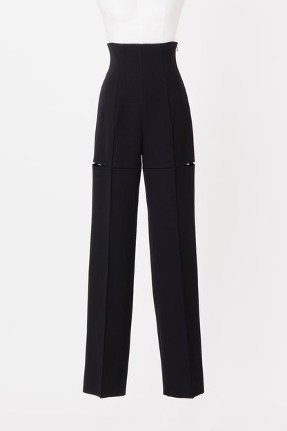 KNITTED SLIT TROUSERS - FETICO