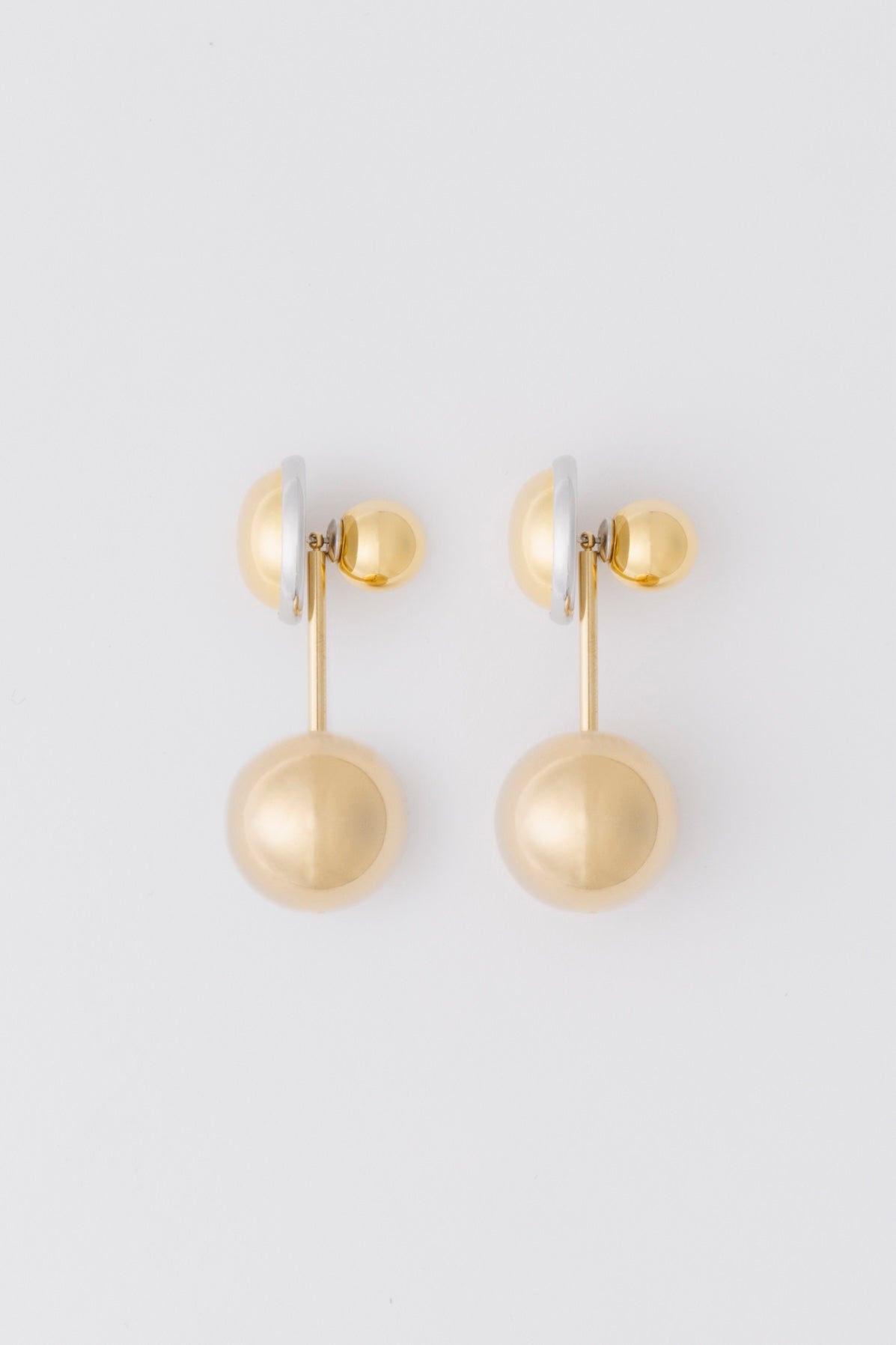 2WAY BALL DROP EARRINGS - FETICO