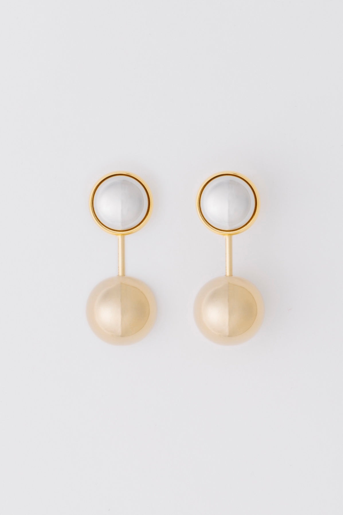 2WAY BALL DROP EARRINGS - FETICO